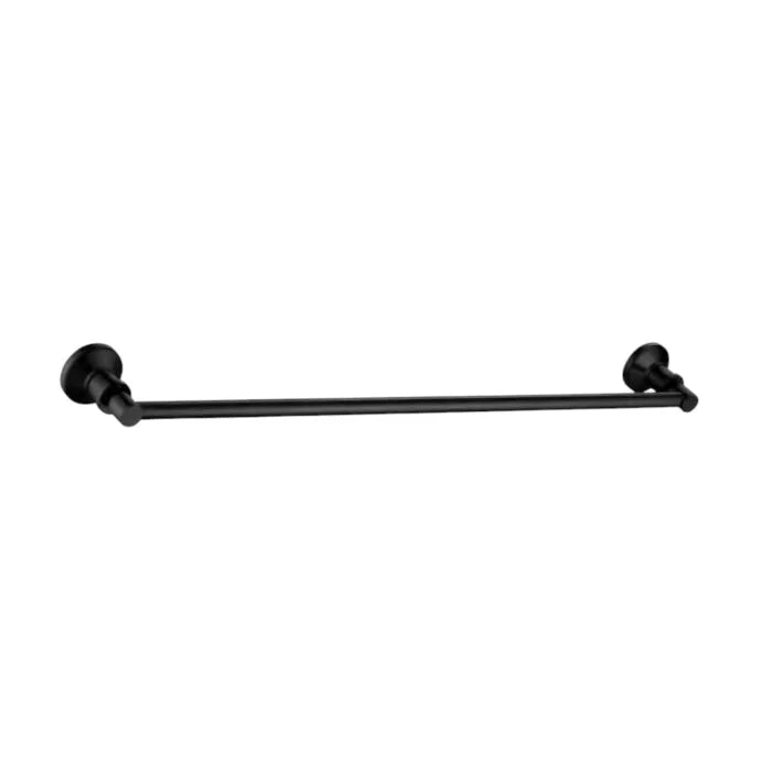 Alpha Matte Black Towel Bar – Wall Mounted Bathroom Towel Holder