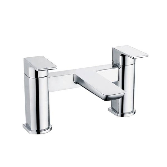 Prestige Modern Bath Filler Tap – Chrome Deck Mounted Mixer