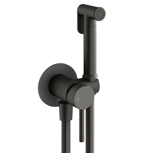 Douche Manual Control Bidet Valve with Handheld Spray – Matt Black