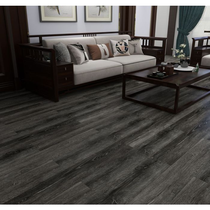 Black Oak - 180x1220mm Wood-Look Tile | 10/Pack | Covers 2.2㎡ | Matte Finish
