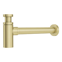 Minimalist Bottle Trap – Brushed Brass Finish for Modern Bathrooms
