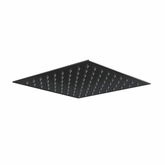 Square Ultra Slim Shower Head 300mm Matt Black