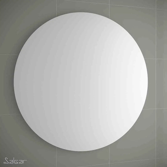 Round Frameless Bathroom Mirror | Modern Wall Mounted Circle Design