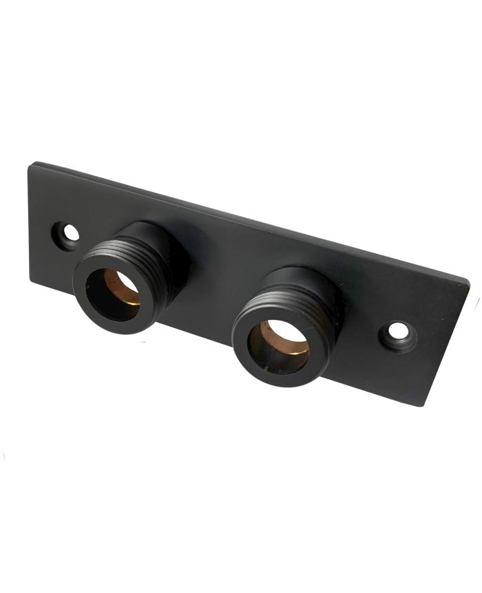 Mini Bar Valve Fixing Kit Plate – Matt Black Shower Bar Valve Support