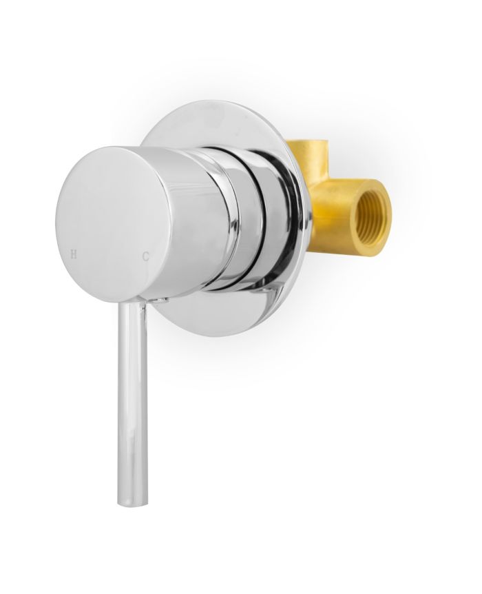 Wall Mounted Concealed Mixer Valve – Chrome Single Lever Control