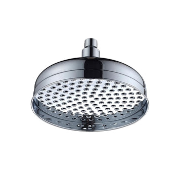 Traditional Round Shower Head 200mm – Classic Bathroom Rainfall Design