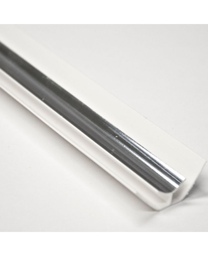 Internal Corner Chrome – PVC Trim for Neat Wall & Ceiling Panel Edge Finish