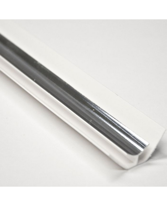 Internal Corner Chrome – PVC Trim for Neat Wall & Ceiling Panel Edge Finish
