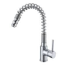 Pull Out Hose Kitchen Tap | Chrome Flexible Sink Mixer Faucet with Spray