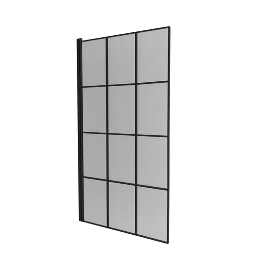 Grid Square Bath Screen 5mm Thick - Adjustment size 790-805 - 800 x 1400mm