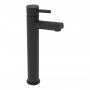 Charlton Matt Black Deck Mounted Mono Tall Basin Mixer Tap