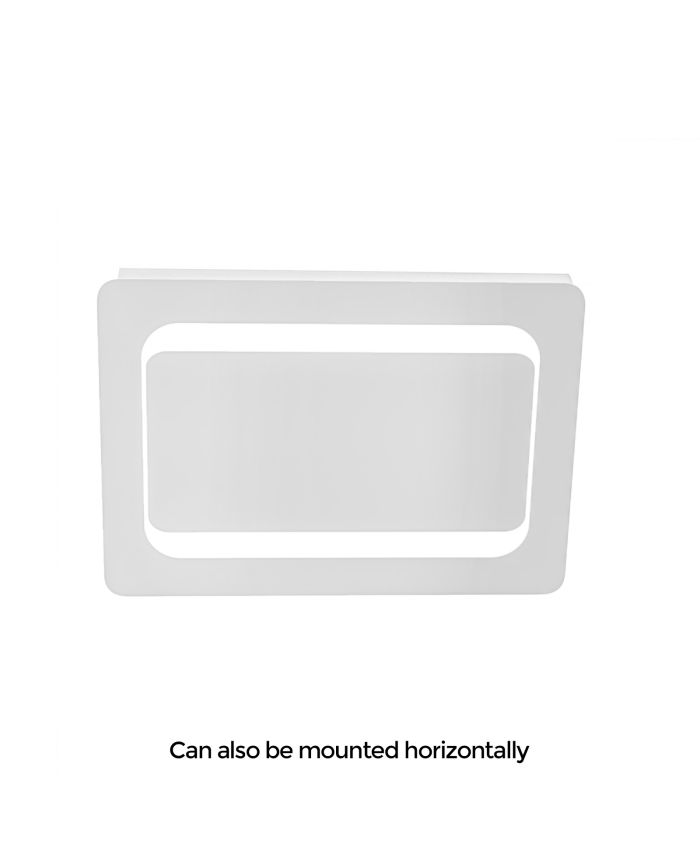 LED Round Corner Bathroom Mirror with Built-in Light | Modern Vanity Mirror