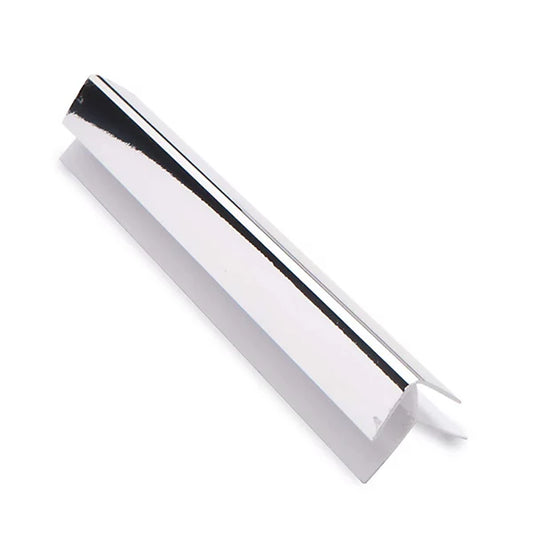 Chrome External Corner Trim – Durable Aluminum Edge Protector for Walls & Panels