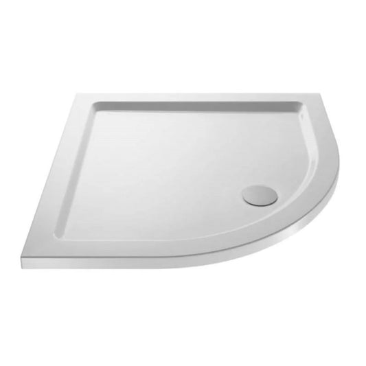 Slim Line Quadrant Shower Tray - Gloss White