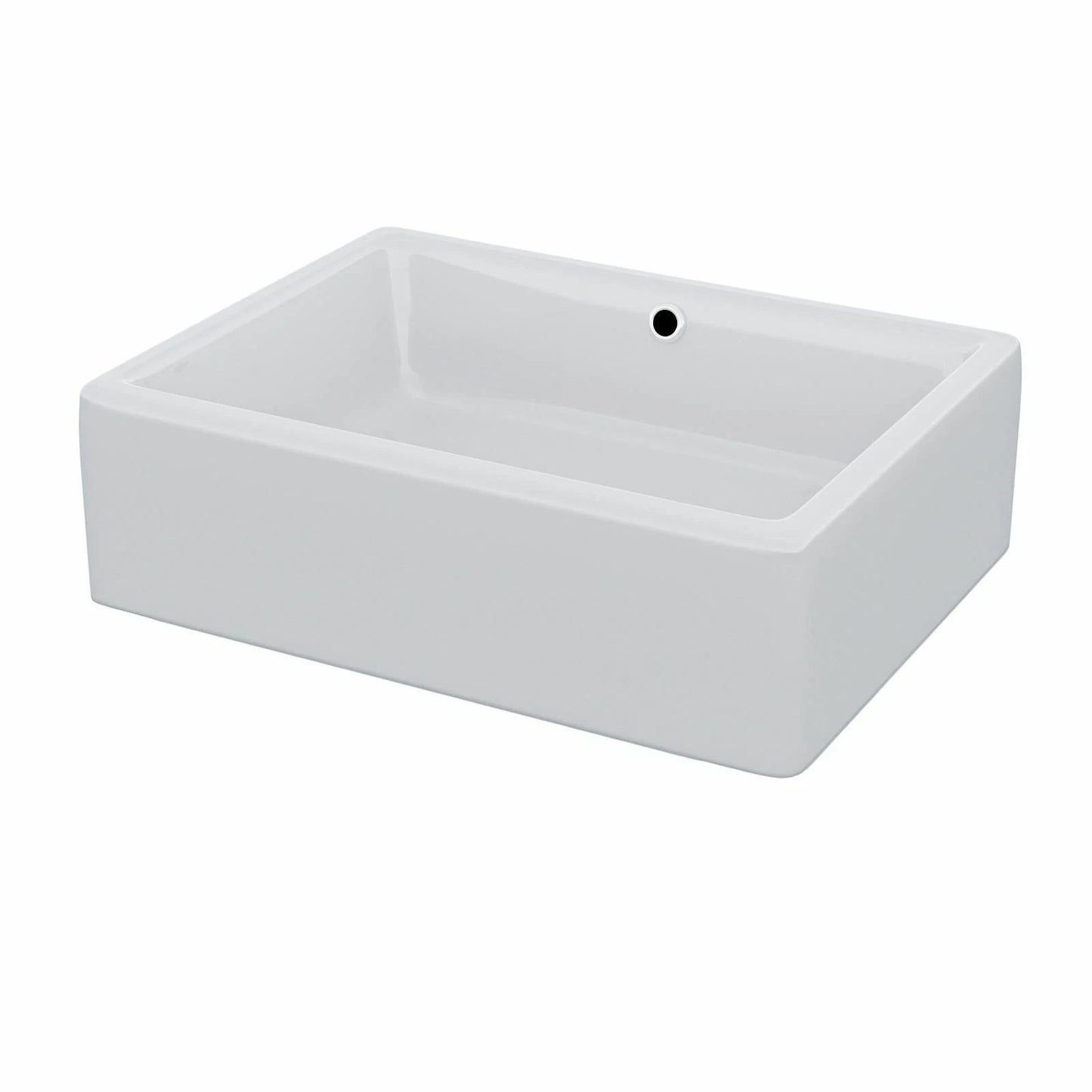 Countertop Basin White 360w x 150h x 510d - Waste Not Included