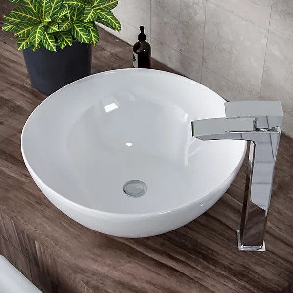 Countertop Basin White 320w x 145h x 320d - Waste Not Included