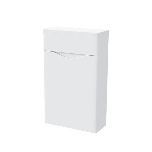 PVC Vanity Waterproof Back to Wall WC Unit White - 500w x 200h x 800d