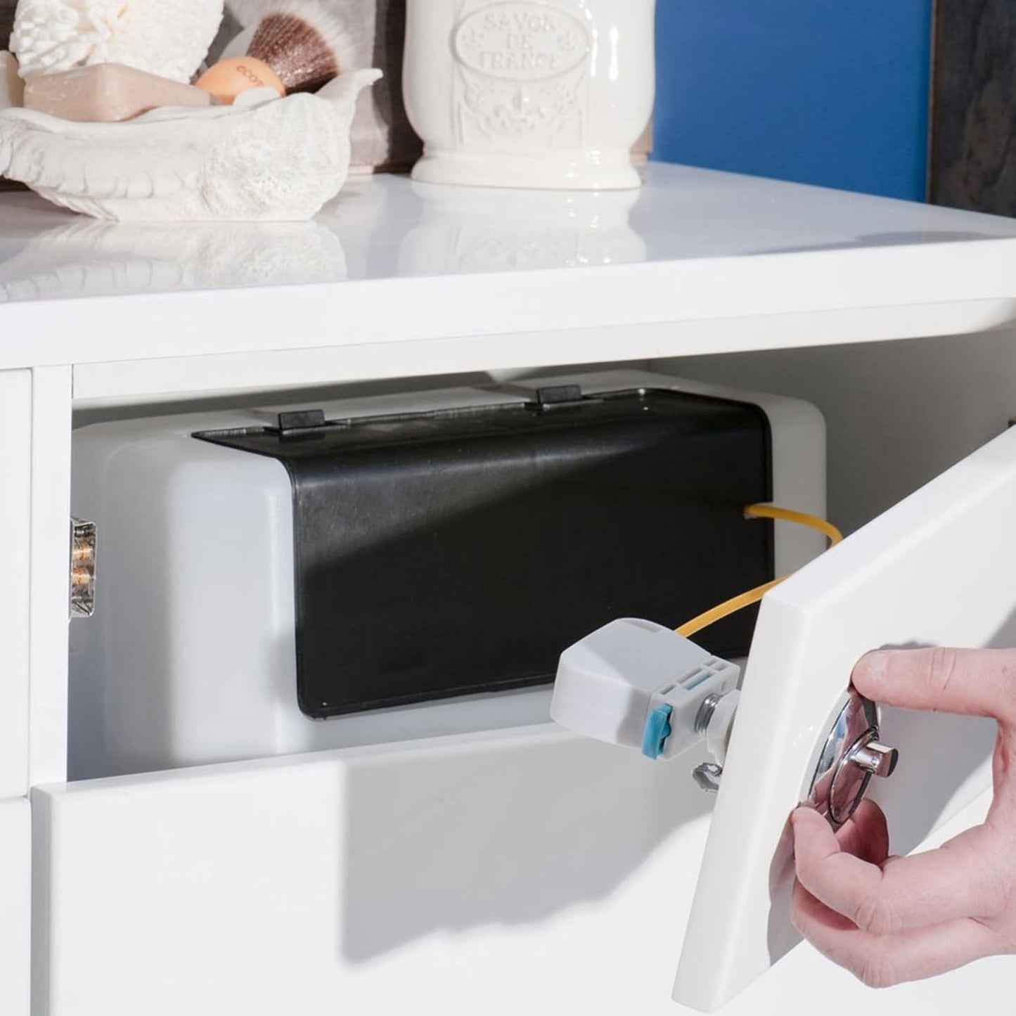 Concealed Cistern with Side Inlet | Compact Toilet Tank 335x290x140mm
