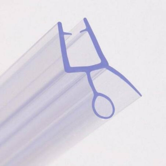 Bath Screen Door Rubber Seal - 900mm Gap 14mm - Suitable for 6mm Screen