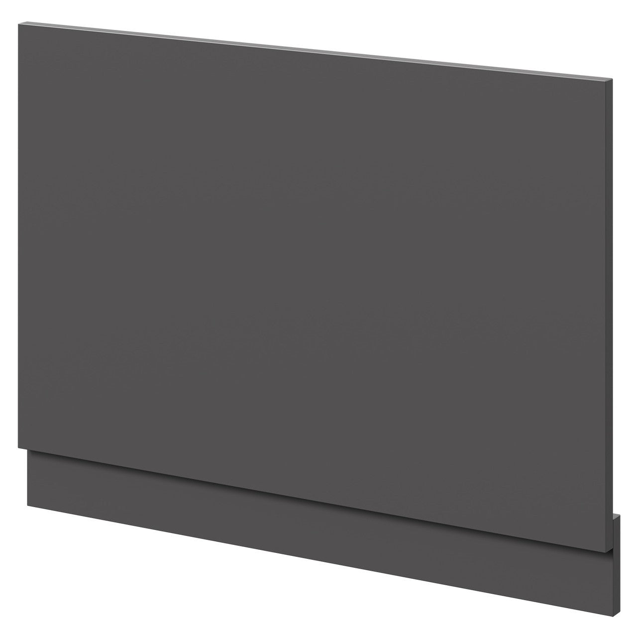 Front Bath Panel I Gloss Anthracite 15mm thick - Height adjustable up to 550mm