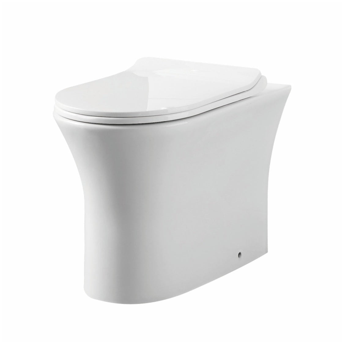 Haven Rimless Comfort Height Back to Wall Pan & Soft Close Seat 370w x460h x490d