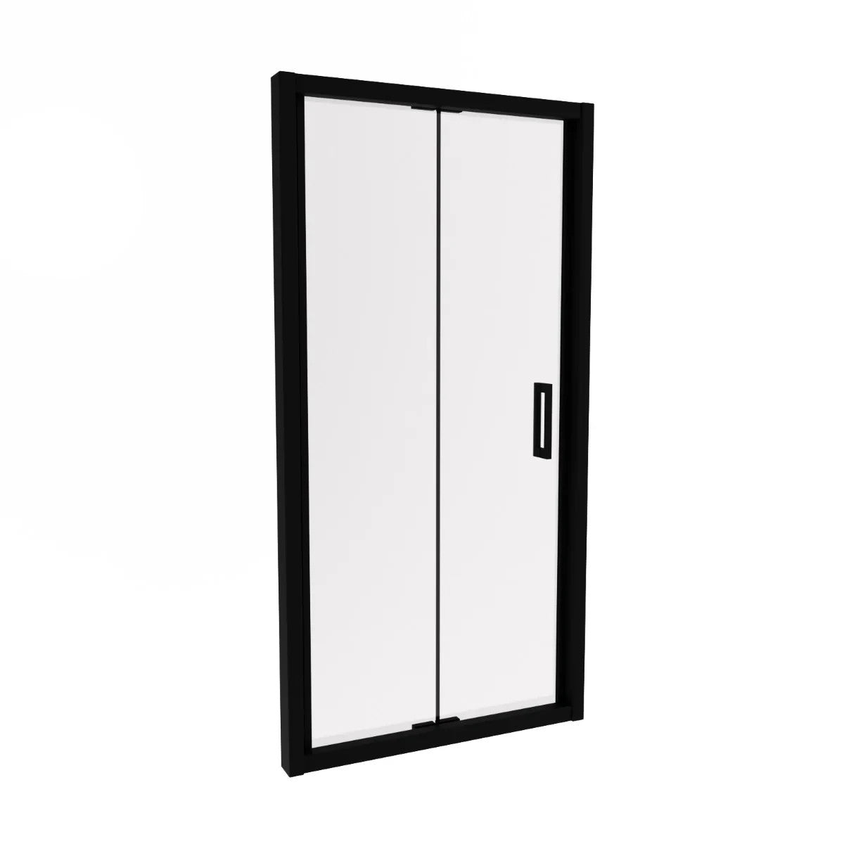 MARINA 6 Bi-fold Door Screen Panel 6mm Clear Glass Matt Black
