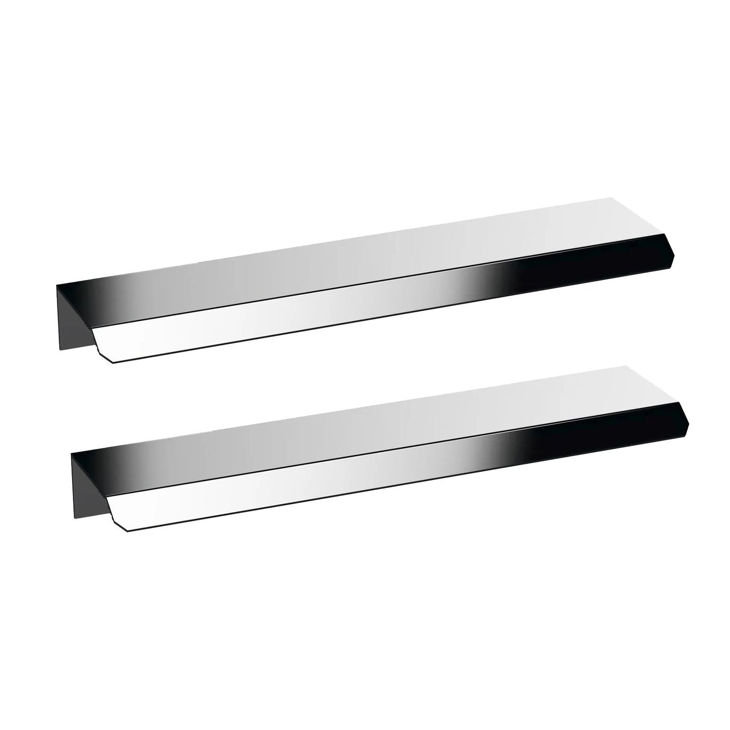 Handles for PMB Vanity with Fixings (Pair) ) Chrome - 200w x 30h