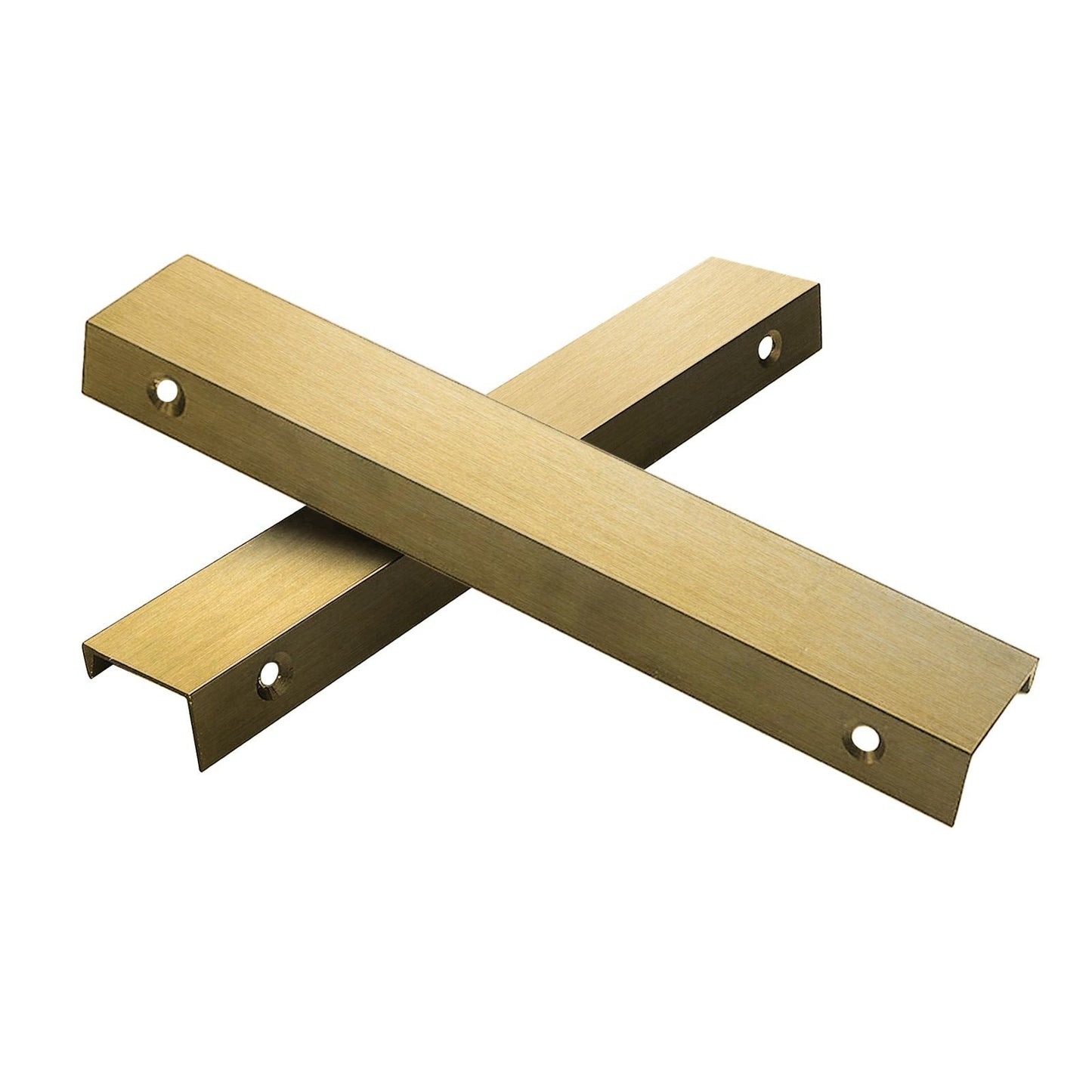 Handles for PMB Vanity with Fixings (Pair) Brushed Brass - 200w x 30h