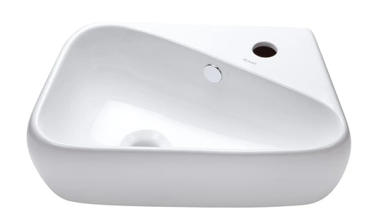 Countertop or Wall Hung Basin 450w x 165h x270d -Waste & Fixing Kit Not Included