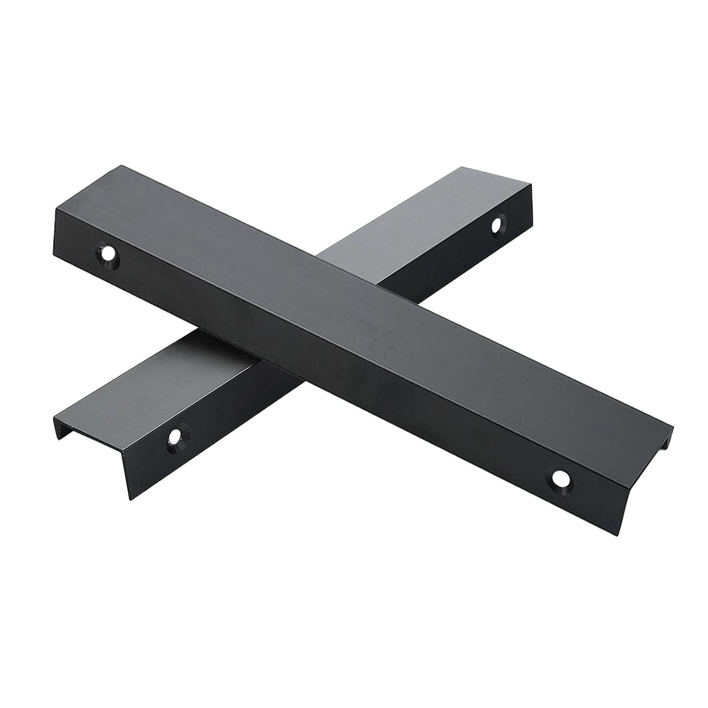 Handles for PMB Vanity with Fixings (Pair) Matt Black - 200w x 30h