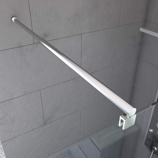 Adjustable Support Bar 970–660mm – Straight Square | Wetroom Shower Enclosure