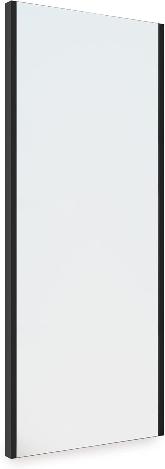 MARINA 6 Side Panel 6mm Clear Glass Matt Black