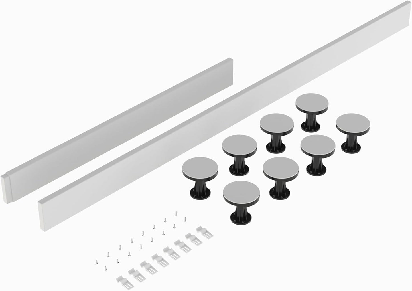 Premium Leg Set for 1100-1200mm Rectangular Shower Trays – Adjustable Chrome & Black Kit