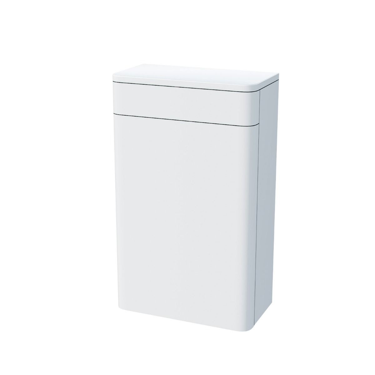 ASHFORD Back to Wall WC Unit White - 500w x 805h x 220d