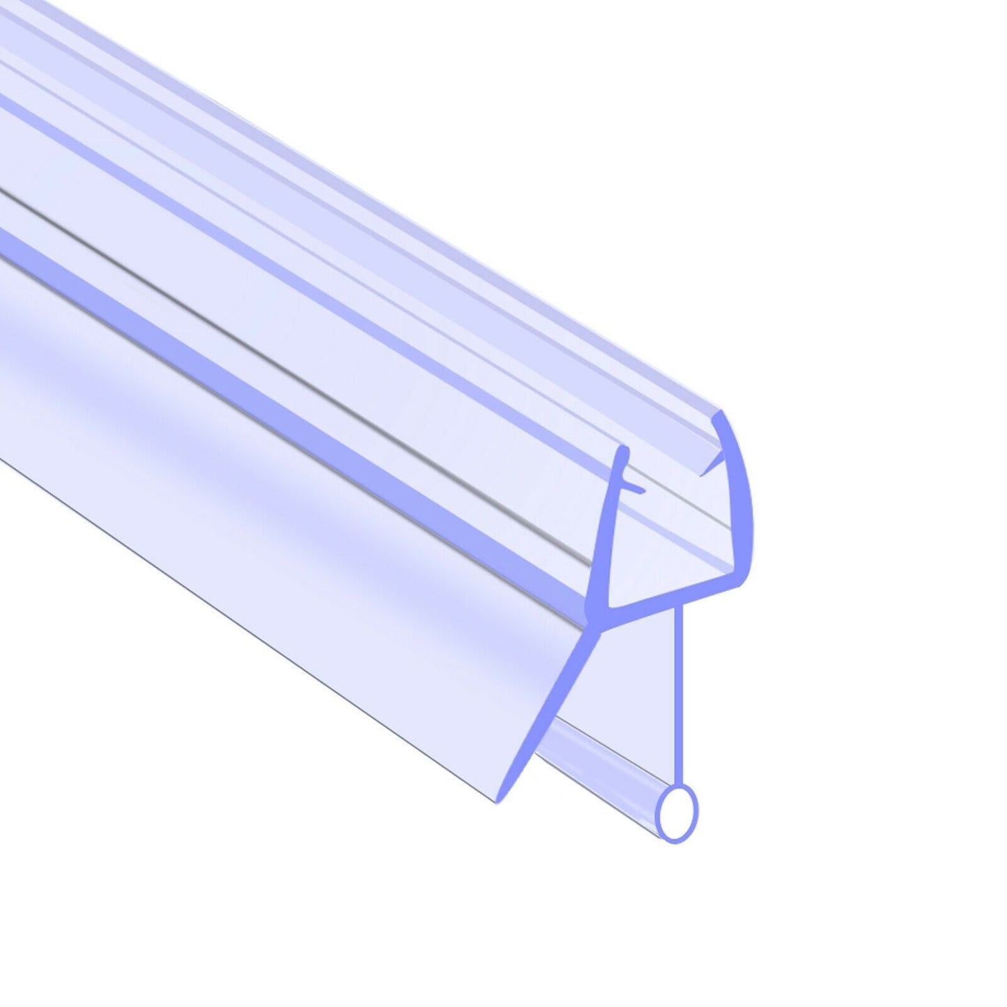 Bath Screen Door Seal - 900mm Gap 18mm - Suitable for 6mm Screen