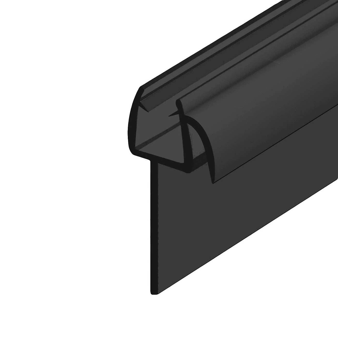 Bath Screen Door Seal - 750mm Gap 6mm - Suitable for 6mm Screen