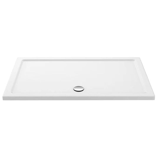 Slip Resistant Rectangular Shower Tray Gloss White