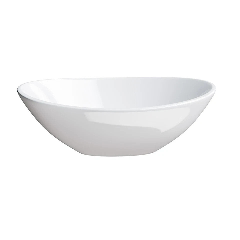 Countertop Basin White 330w x 135h x 410d - Waste Not Included