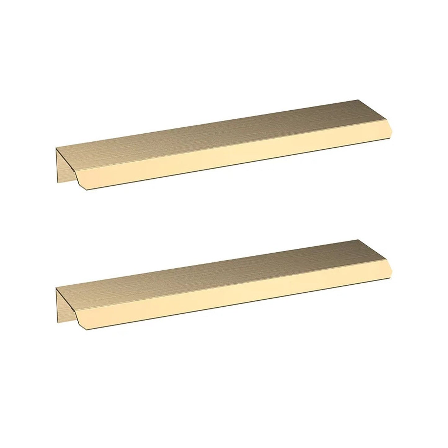 Handles for PMB Vanity with Fixings (Pair) Brushed Brass - 200w x 30h