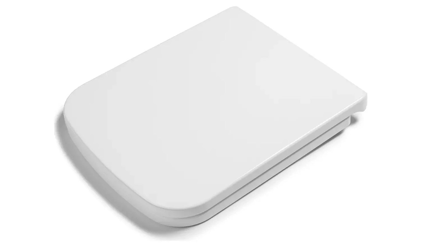 Standard Soft Close Square Toilet Seat - White