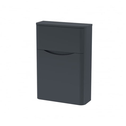 DWELTA Back to Wall WC Anthracite - 500w x 200d