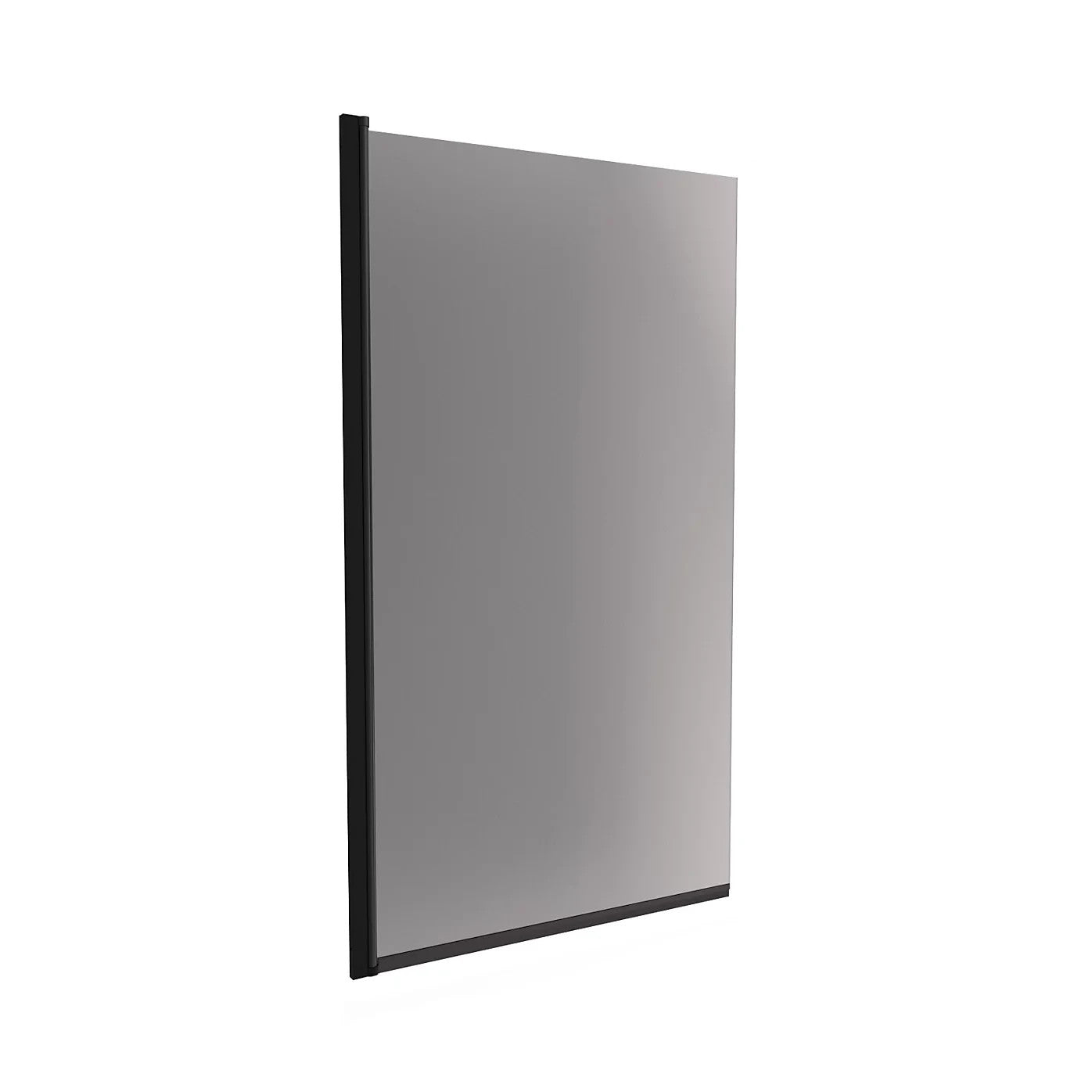 Square Edge Bath Screen Grey 6mm Thick - Adjustment size 790-805 - 800 x 1400mm