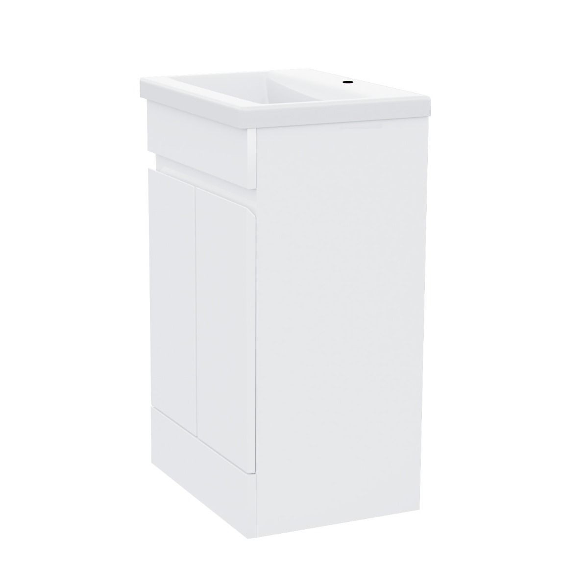 HARROW 600 Floorstanding Doors White Ceramic Basin – 605w x 815h x 395d