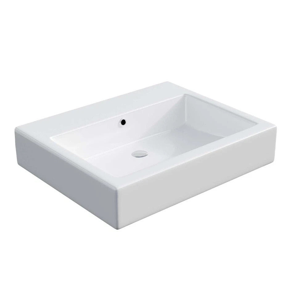 Countertop or Wall Hung Basin 450w x160h x 570d -Waste & Fixing Kit Not Included