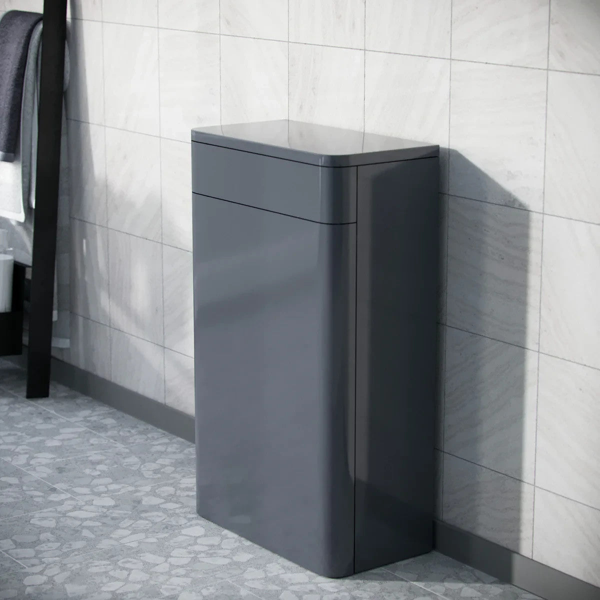 ASHFORD Back to Wall WC Matt Grey - 500w x 805h x 220d