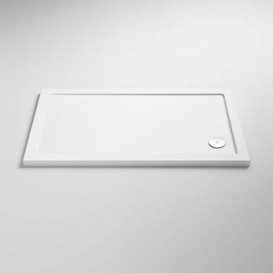 Slip Resistant Rectangular Shower Tray Gloss White