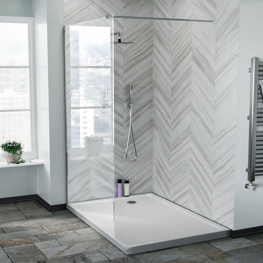 MARINA 8 Wet Room 8mm Clear Glass Chrome