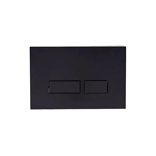 Square Flush Plate Black •PUSH Button Can Only Be Used for WC Frame 236w x 152h
