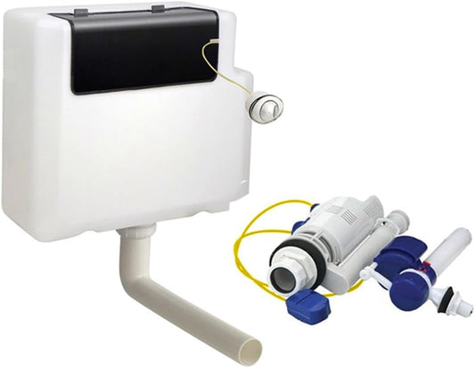 Concealed Cistern with Side Inlet | Compact Toilet Tank 335x290x140mm