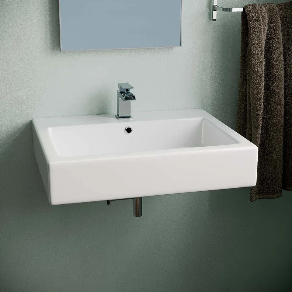 Countertop or Wall Hung Basin 450w x160h x 570d -Waste & Fixing Kit Not Included